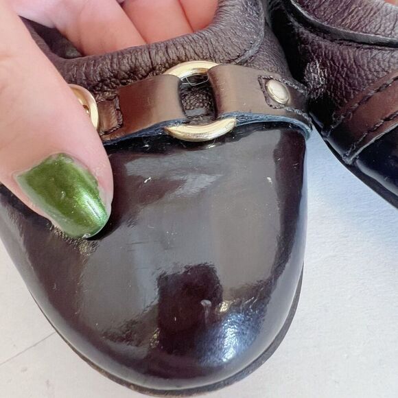 AGL Attilio Giusti Leombruni Monika Ballet Flats Cap Toe Brown Bronze Size 6 - Picture 5 of 8